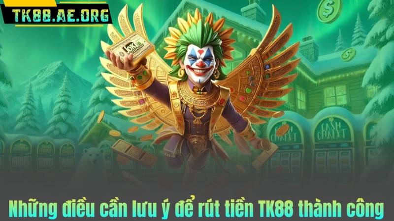 Những điều cần lưu ý để rút tiền TK88 thành công